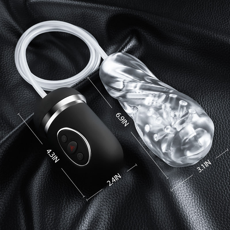 Trouble-Free 5 Suction 10Vibration Blowjob Masturbation Cup