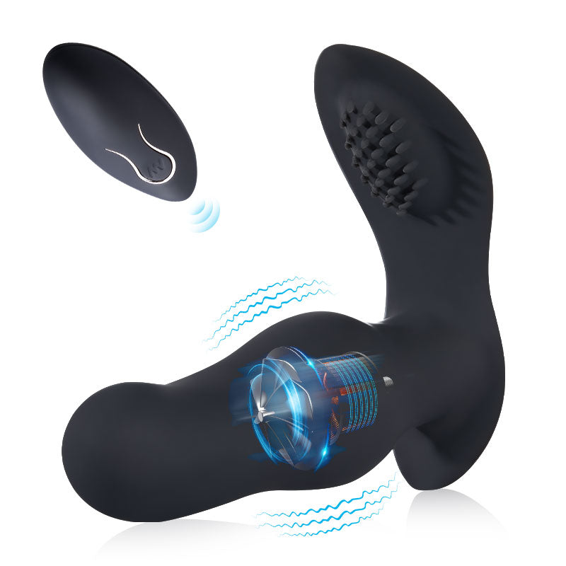 جهاز تدليك البروستاتا الجديد ثاندر 7 اهتزازات استثنائي مع جهاز تحكم عن بعد
