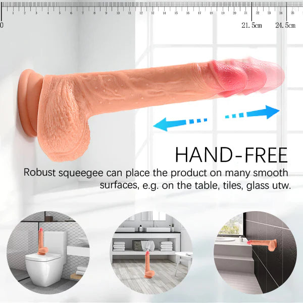 8 Vibration Modes Auto Huge Dildo 8.7 inch G-Spot Thrusting