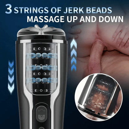 Fenia - 66 Massage Rollers Thrusting Vibrating Masturbator