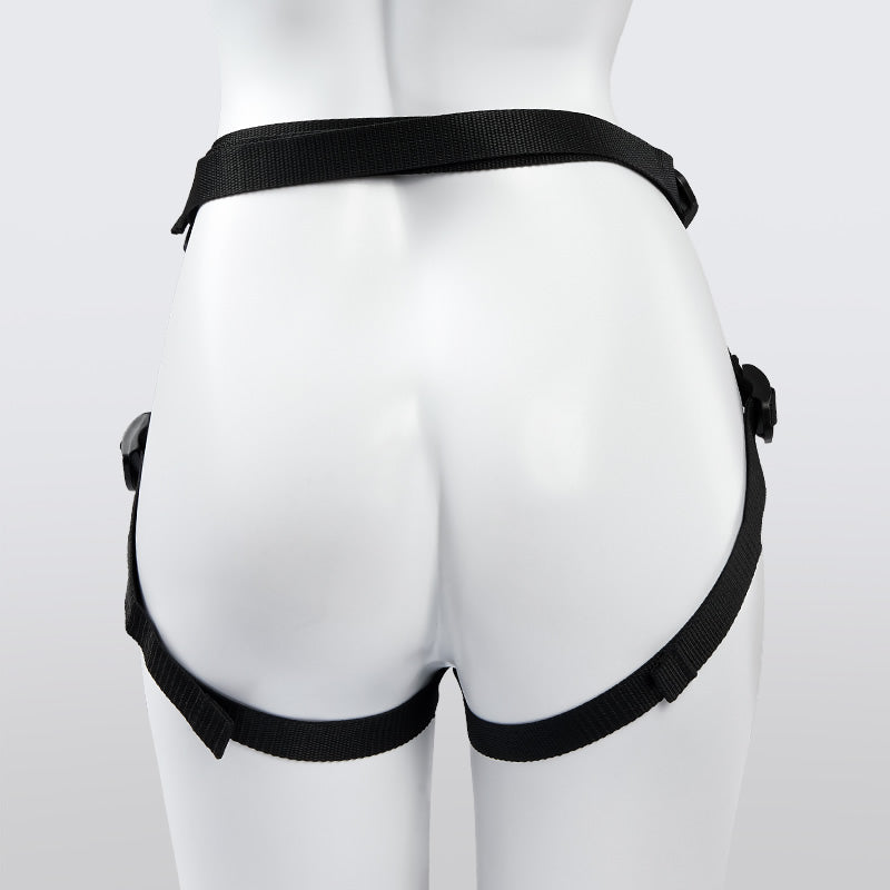 Acmejoy Adjustable Strap-On Harness with Two Different Sizes O-rings