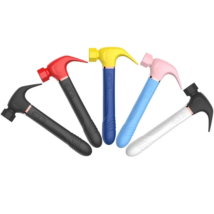 Vibrbud Love hammer - Vibrating Sucking Telescopic Hammer Vibrator
