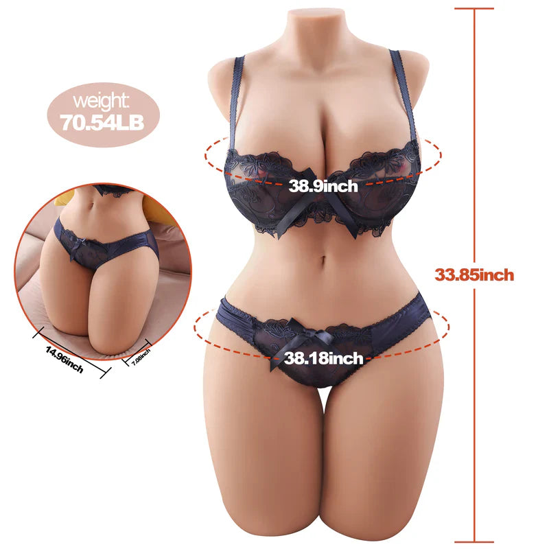 Mona: 70.54lb Luxury Sexy Doll With Big Boobs And White Legs