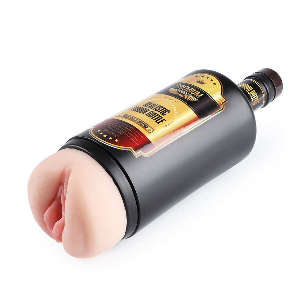 Rum Bottle-Like Manual Masturbator Cup