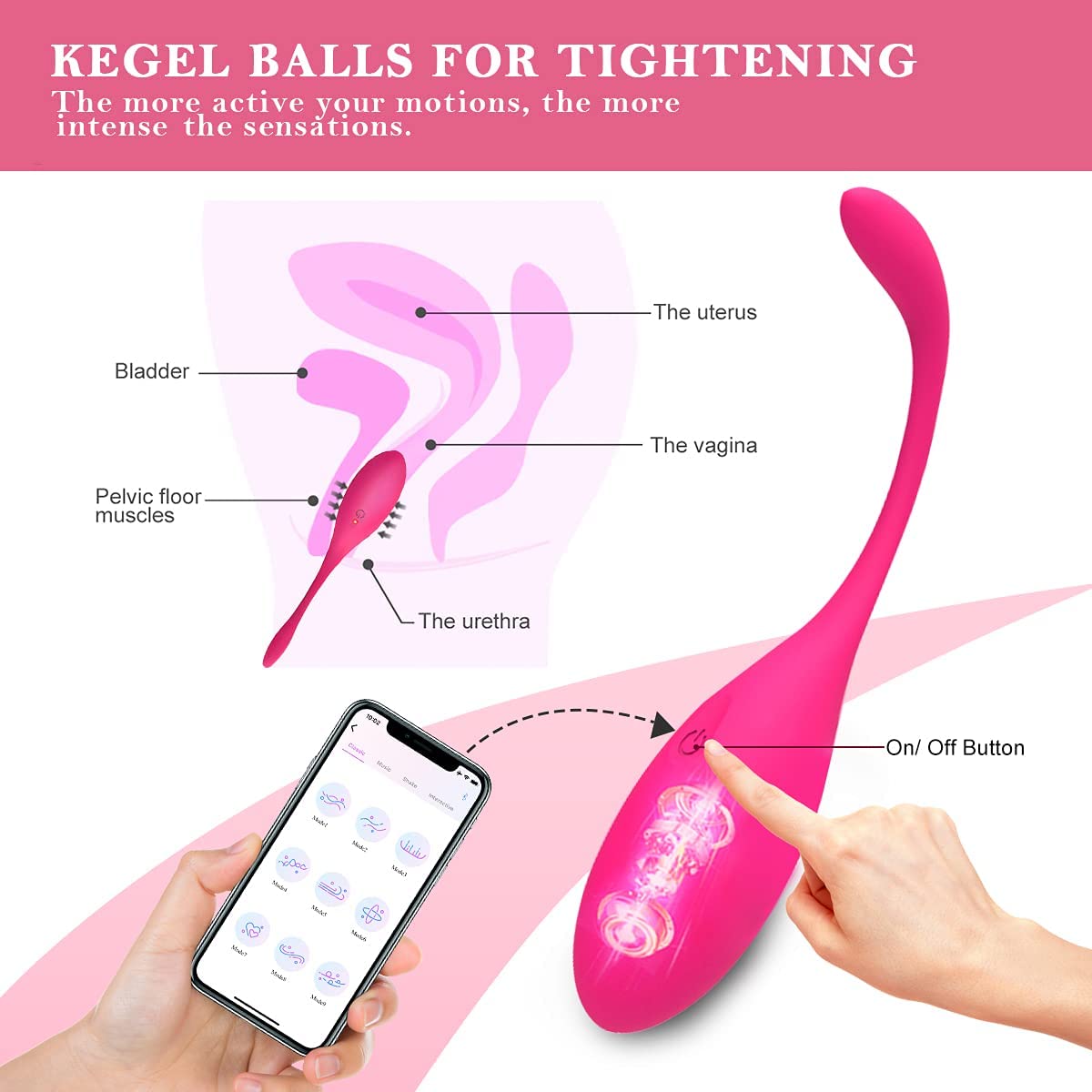 Wireless Remote Control Smart App Remote Vibrator For Women