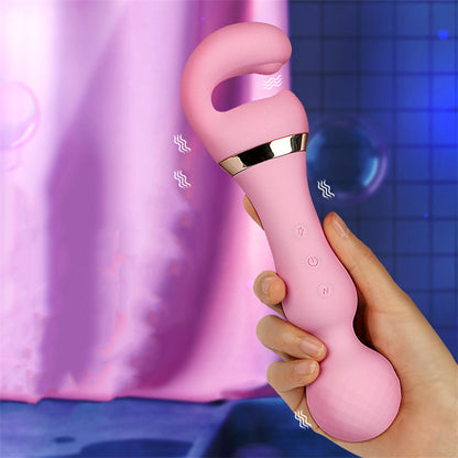 Cross Border Hot Selling Vibrator Female Clitoris Orgasm Masturbator G-point Second Fashion Av Stick Adult Sex Toy