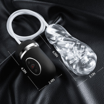 Trouble-Free 5 Suction 10Vibration Blowjob Masturbation Cup