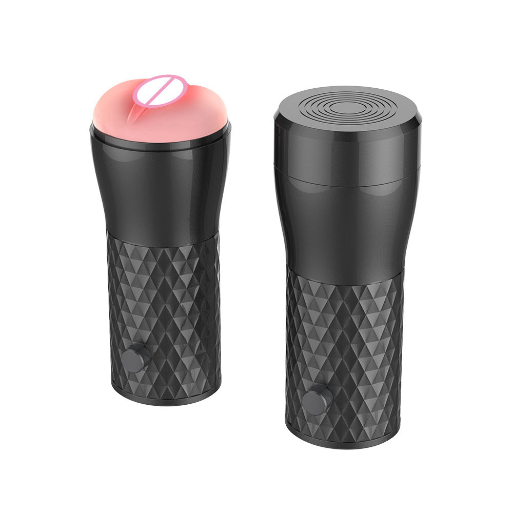 Male Aircraft Cup Multi Frequency Vibration Massager Men's Training Ma