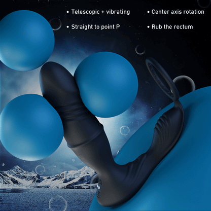 Pre-saleMurphy-APP/Controller & 9-Telescopic / Vibration & Penis Ring