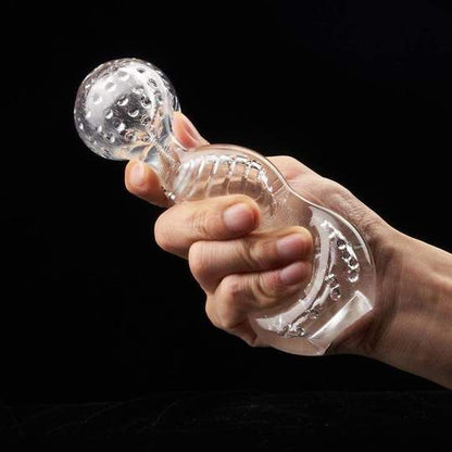 5.7-Inch Transprent 3 Chambers Male Masturbator