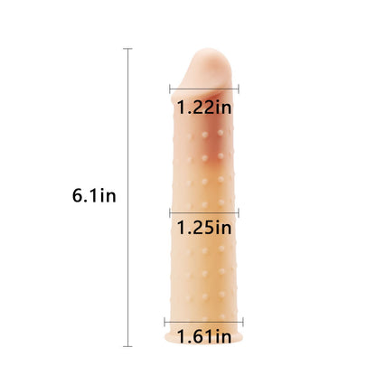 Extension Penis Sleeve with Dots