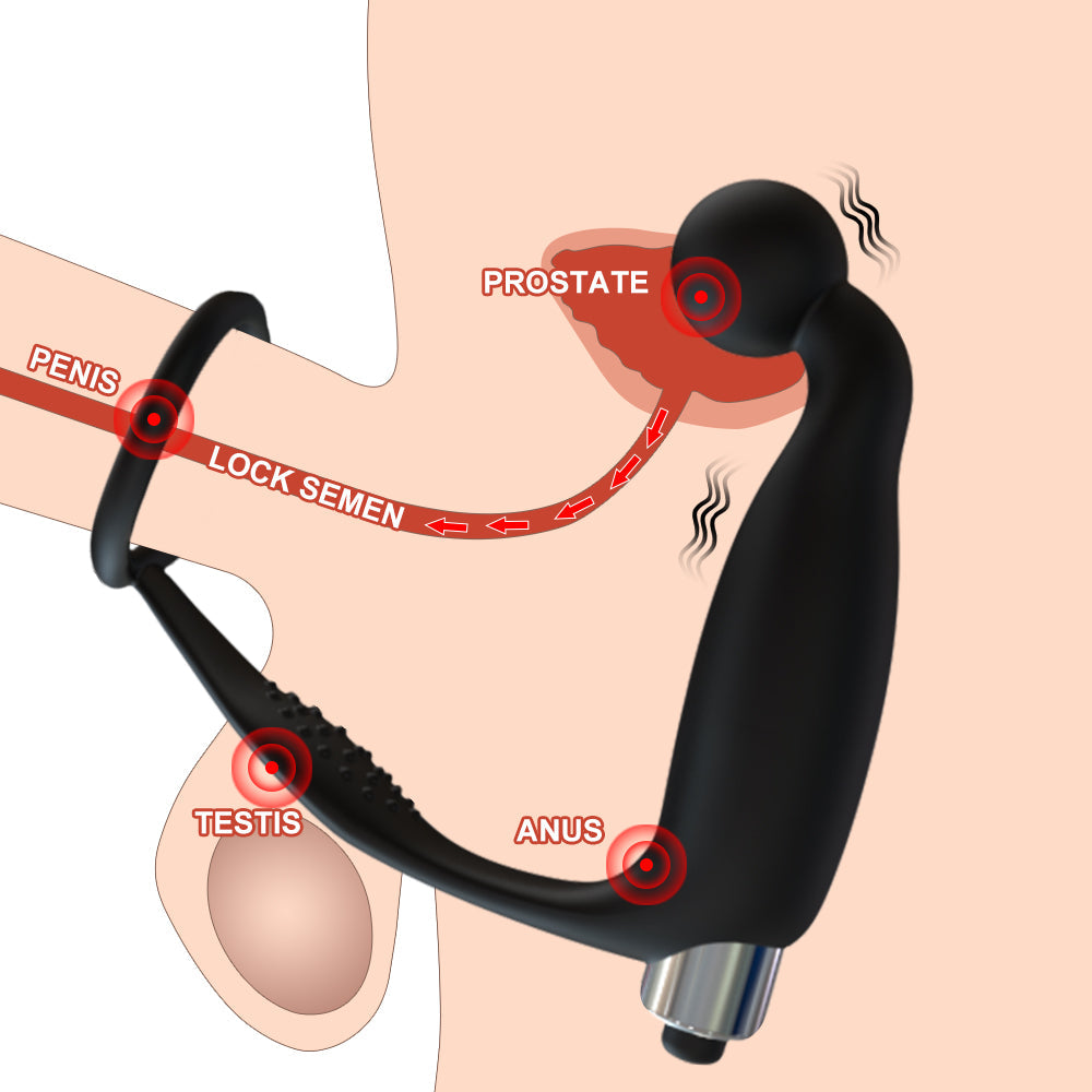 3 In1 Anal Vibrator ——   Lovelyhoneytoy