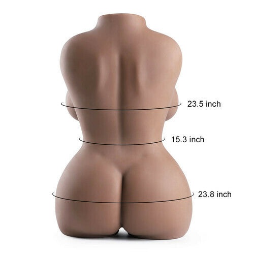 12 lbs Lifelike Nipples Tanned Realistic Masturbator
