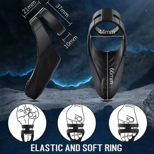 10 Ultra-Premium Vibrations Double Cock Rings