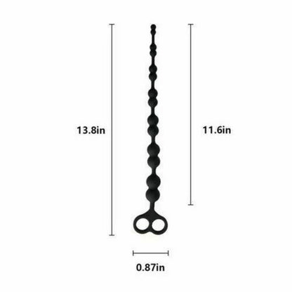 AcmeJoy Paired-Bead Gradual Enlarge Scissor Anal Beads
