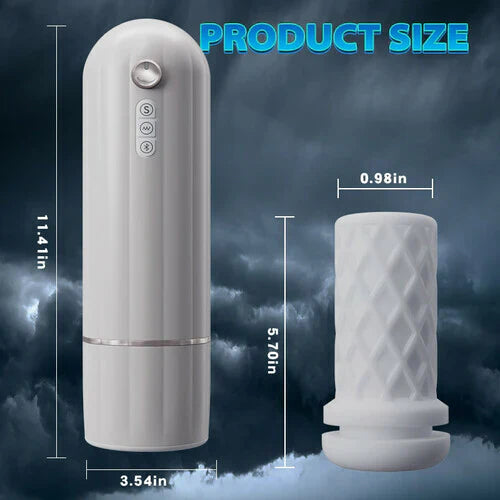Bluetooth Stepless Adjusting Thrusting Heating Male Masturbator