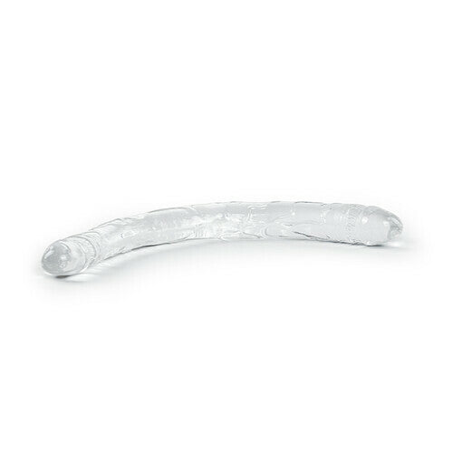 LELE Transparent Double-ended Manual Dildo 14.76 Inch