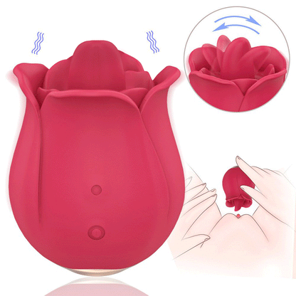 Rose Toy Clitoral Tongue Vibrator
