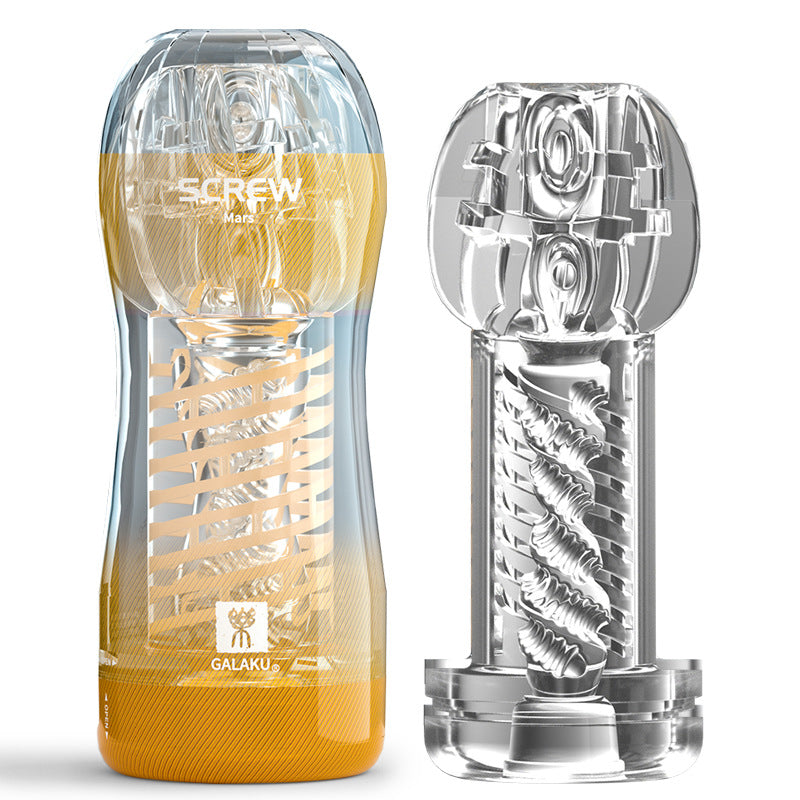 Aircraft Cup Men's Training Masturbation Cup Spiral Pleasure