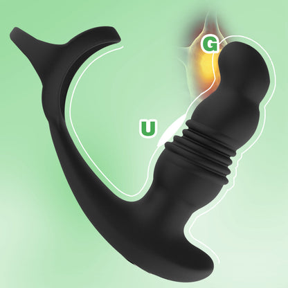 Telescopic double-ring lock fine hindquarters telescopic remote control wireless