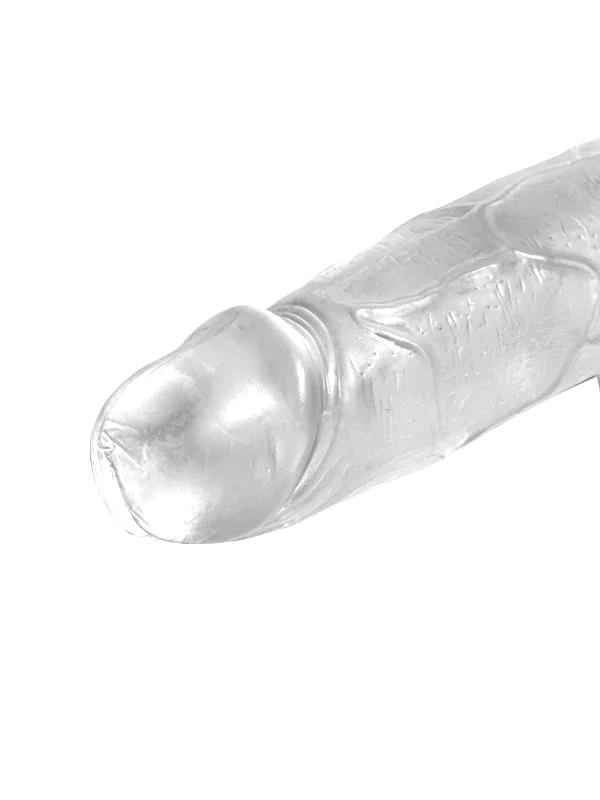 Realistic Transparent Strong Suction Cup Flexible 7 inch Dildo