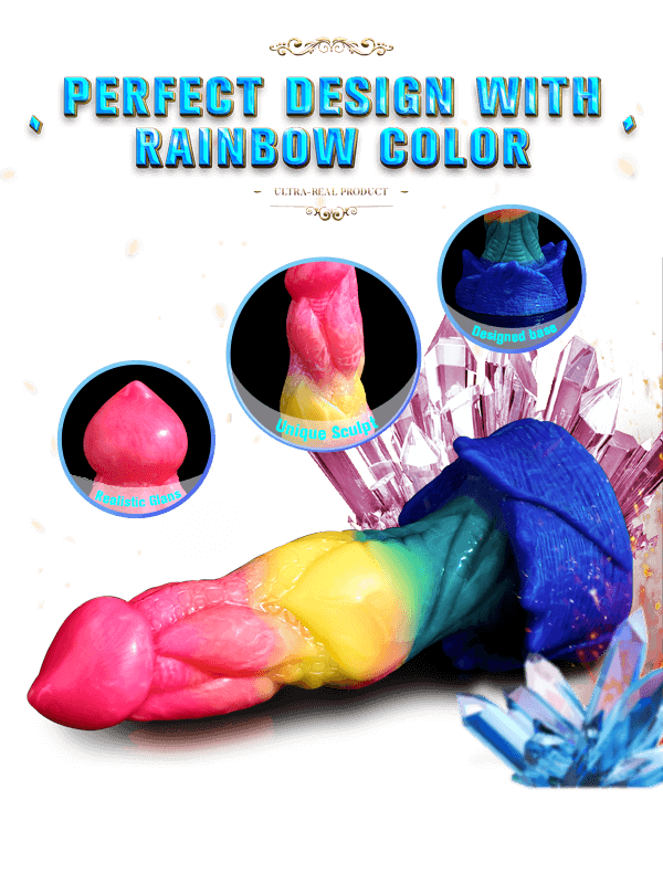 Huge Colorful Realistic Waterproof Dildo URANUS