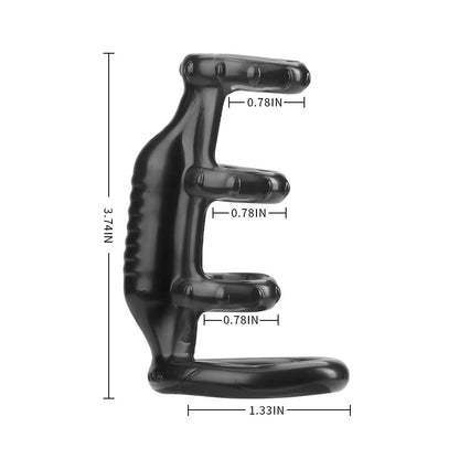 1.77'' Vibrating Erection Enhancing Ejaculation Prolongation Penis Rings