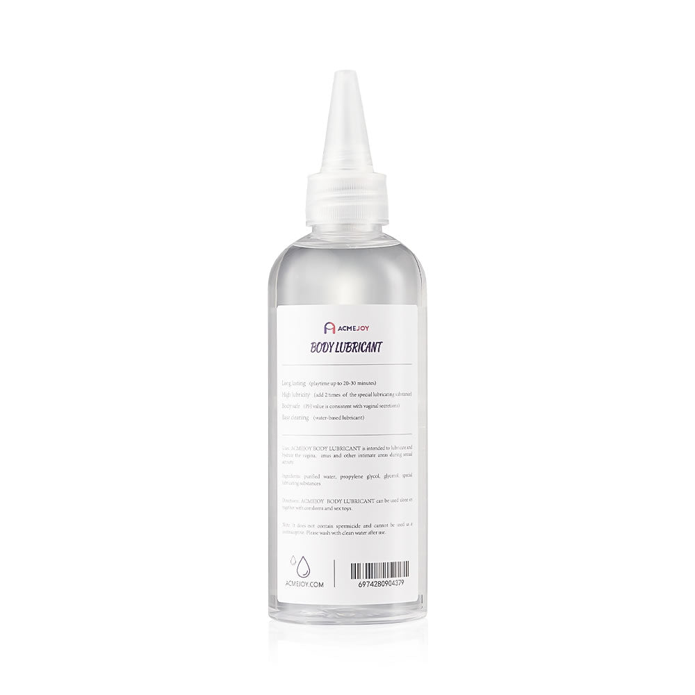ACMEJOY 8.5oz Water-based Lubricant for Body & Toys