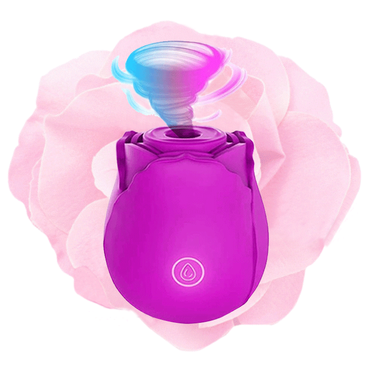 Rose Sucking Vibrator Sex Toys For Women Purple
