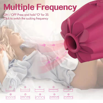 Sucking Rose Vibrating Stick
