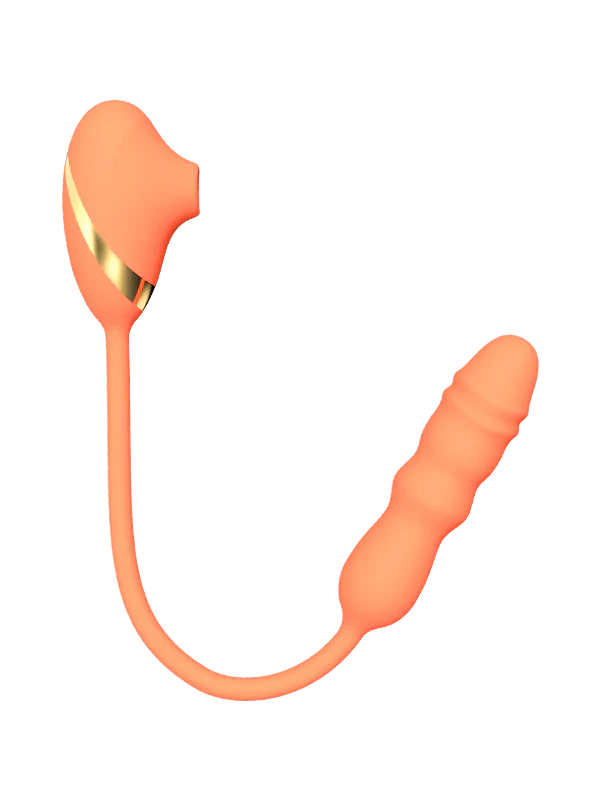 ALFA Sucking Vibrator Thursting Dildo Plug