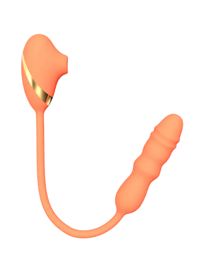 ALFA Sucking Vibrator Thursting Dildo Plug