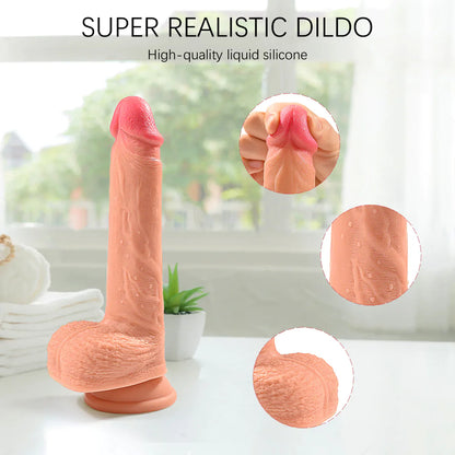 8 Vibration Modes Auto Huge Dildo 8.7 inch G-Spot Thrusting
