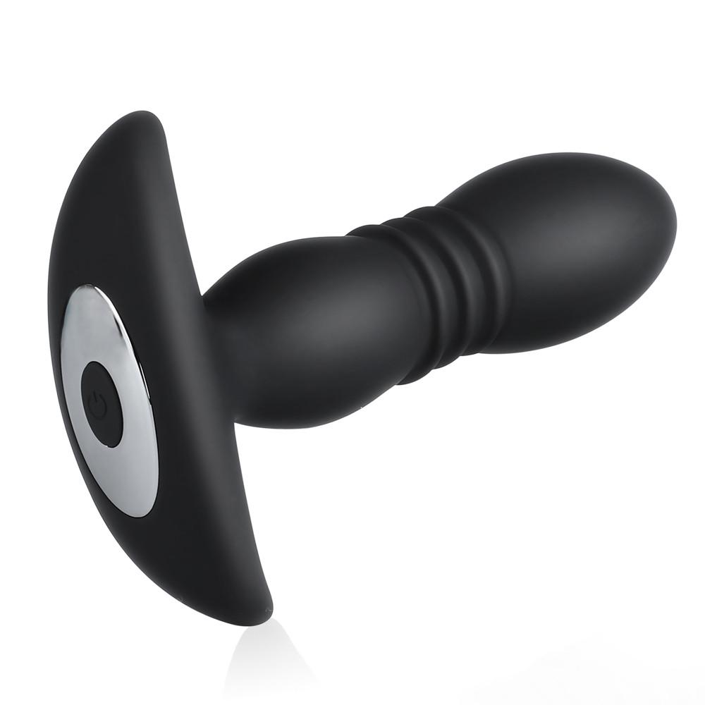 Butt Plug Filling Telescoping Vibrating with Remote Control