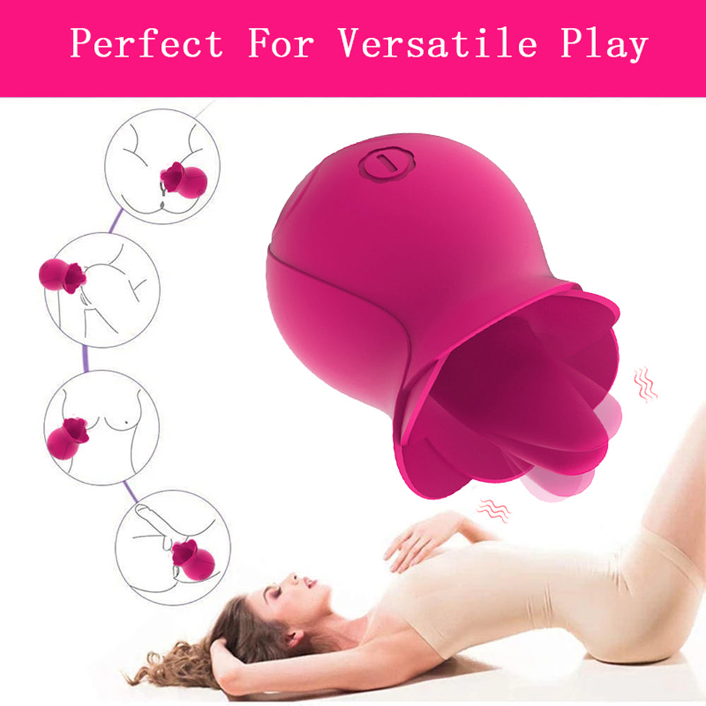 Rose Tongue Licking Clitoris Vibrator