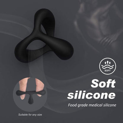 S-HANDE 1.14-Inch Silicone Penis Ring for Erection Enhancing
