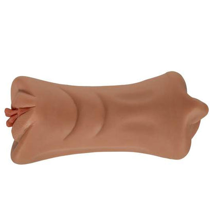 7.4-Inch 3 in 1 Tanned Lifelike Mouth Pussy Anus Pocket Pussy