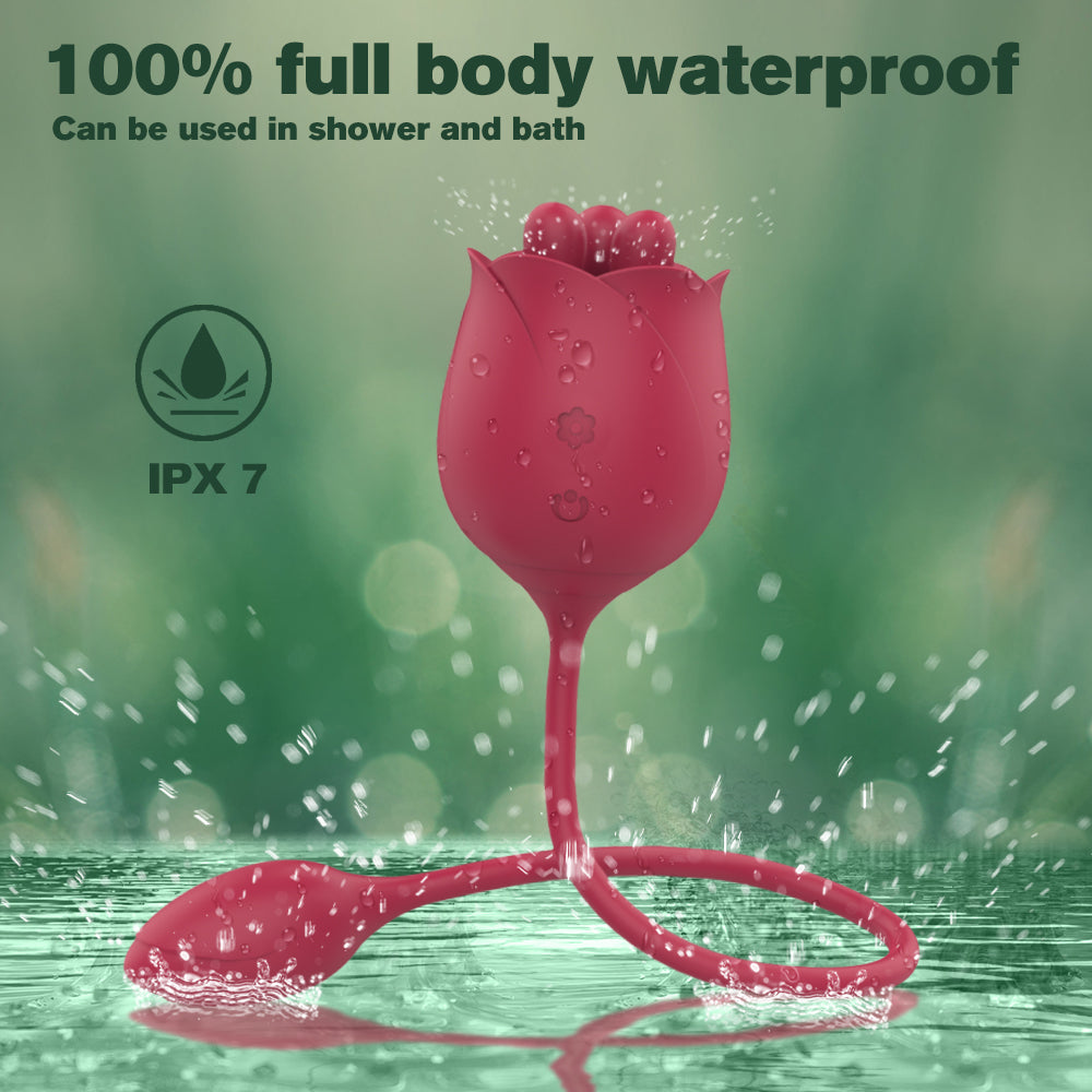 2 In 1 Rose Toy With Bullet Vibrator