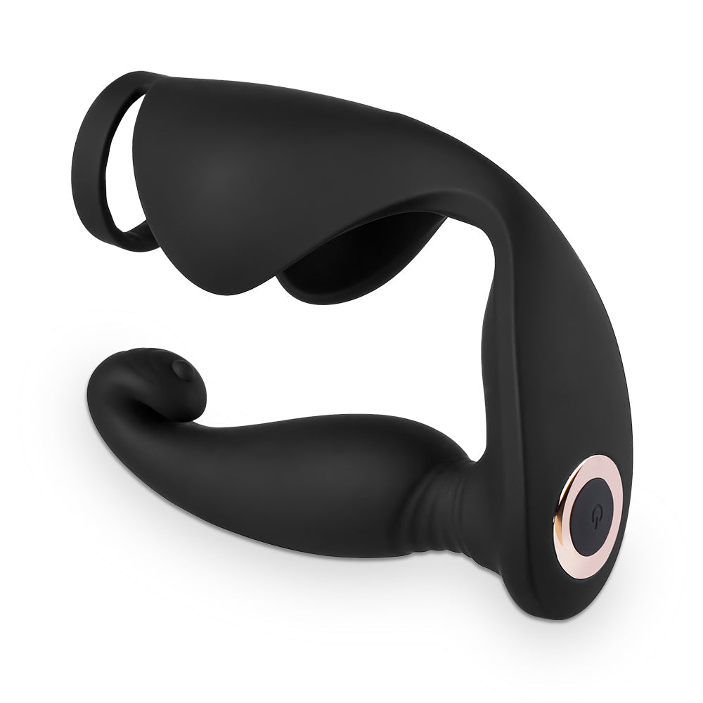 S-HANDE Versatile Vibrating Remote Control Cock Ring Butt Plug Prostat