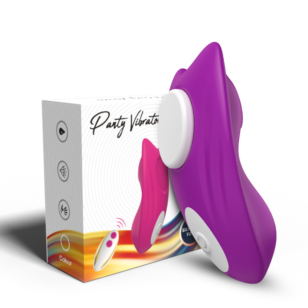 Magnetic Suction Wear Soft Point Invisible Wear Multi Frequency Remote Control Vibration Massage Mini Adult Products