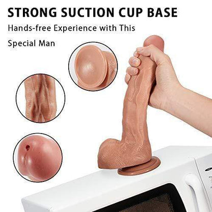 9.5-Inch Squirting G-spot Ejaculating Dildo with strong suction cup