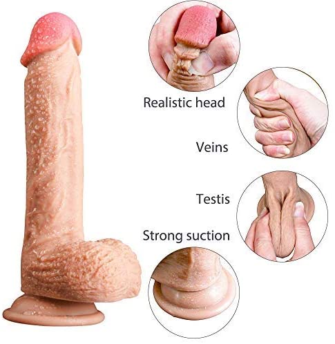 Realistic Dildo With Strong Suction Cup