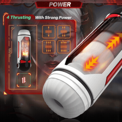 كوب الاستمناء Vibrbud 3 في 1 Thrusting Future Machina