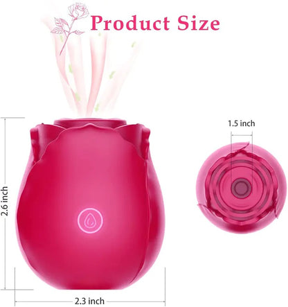 Rose Sucking Vibrator Sex Toys For Women Purple