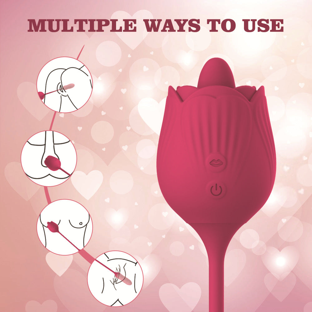 The Rose Toy With Bullet Vibrator