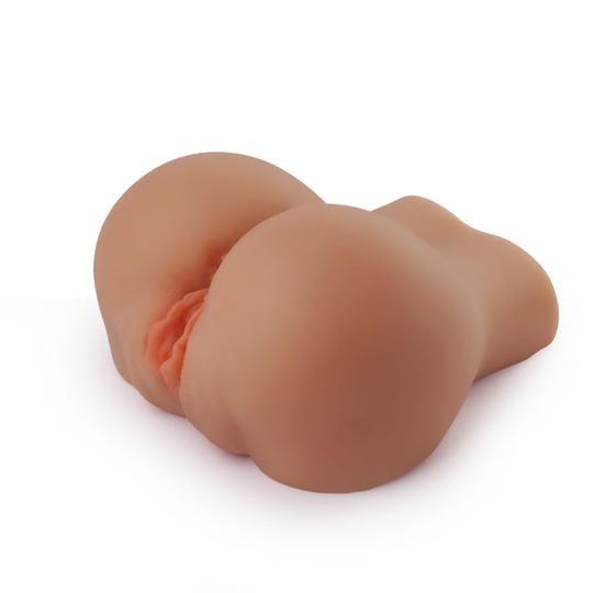 3.25lb Sex Proficient Rounded Butt Lustful Labia Realistic Masturbator in Sexy Brown