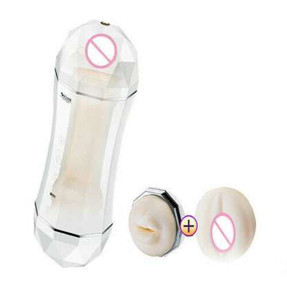 Secwell 2020 New Dual Head Male Masturbation Cup