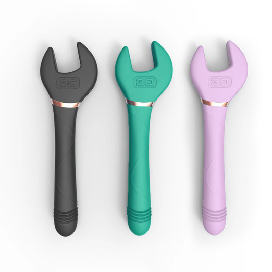 Pearlsvibe Love Spanna - Telescopic Gun Machine Av Vibration Massage,