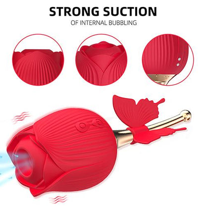 Rose Shape Vaginal Vibrator Stimulation