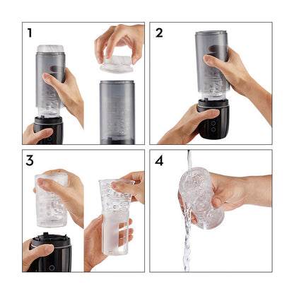 WATER BATH 7 Sucking 7 Spinning Oral Sex Mermaid Male Maturbation